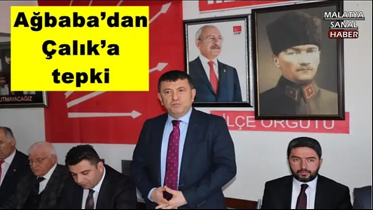 Ağbaba´dan Çalık´a tepki