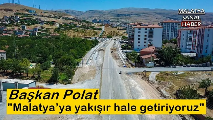 Polat Yeşilçam Caddesindeki çalışmaları inceledi