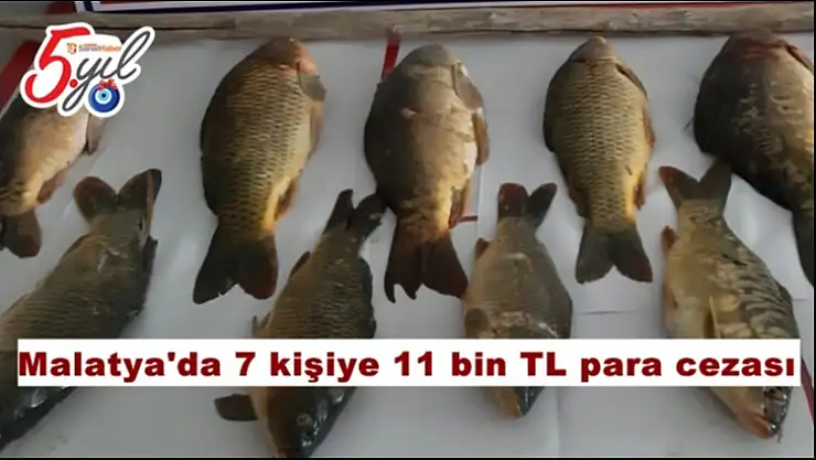 Malatya'da 7 kişiye 11 bin TL para cezası