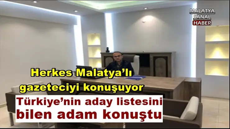 Herkes Malatya´lı gazeteciyi konuşuyor