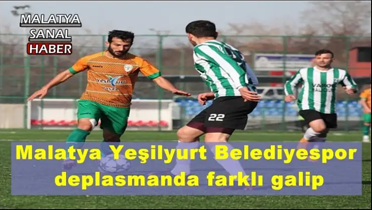 Malatya Yeşilyurt Belediyespor deplasmanda farklı galip
