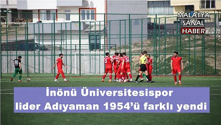 İnönü Üniversitesispor lider Adıyaman 1954´ü farklı yendi