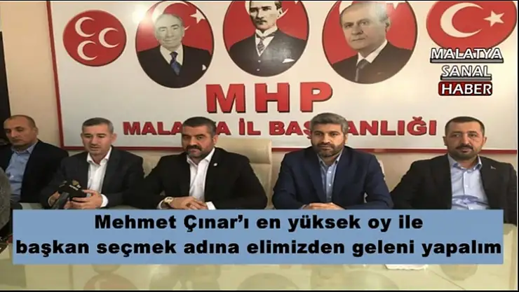 Belediye Başkanı Çınar´dan MHP´ye ziyaret