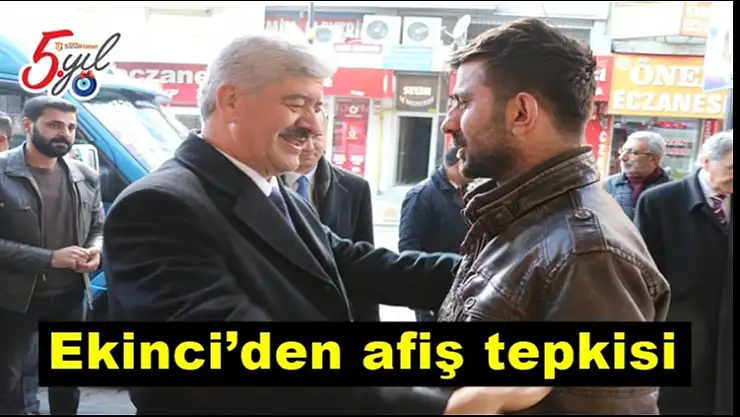 İYİ Partili Ekinci´den afiş tepkisi