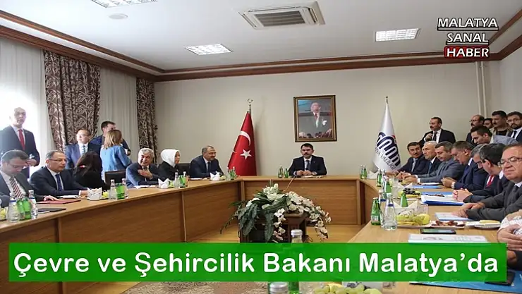 Çevre ve Şehircilik Bakanı Malatya´da