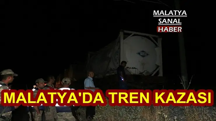 Malatya'da Tren Kazası
