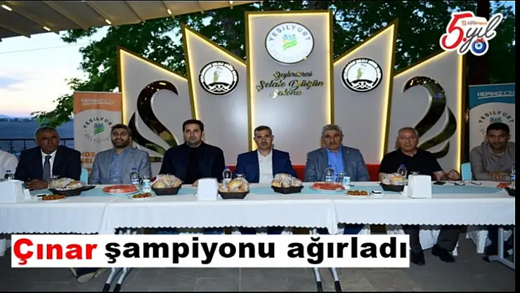 Çınar şampiyonu ağırladı