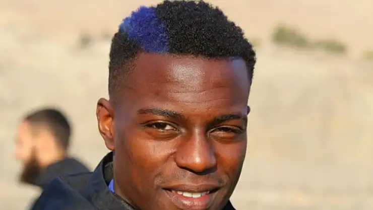 Malatyasporlu Michael Pereira saçını bu kez maviye boyadı