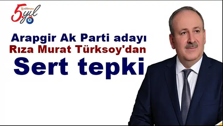 Rıza Murat Türksoy'dan sert tepki