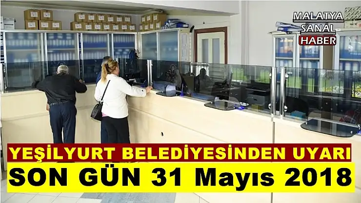 Yeşilyurt Belediyesi´nden Uyarı