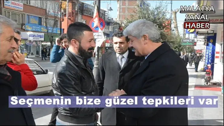 Ekici Seçmenin bize güzel tepkileri var