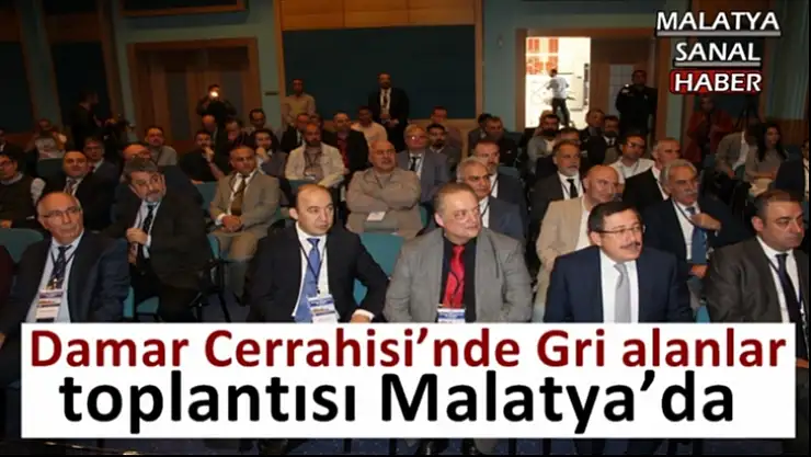`Damar Cerrahisi´nde Gri alanlar´  toplantısı Malatya´da