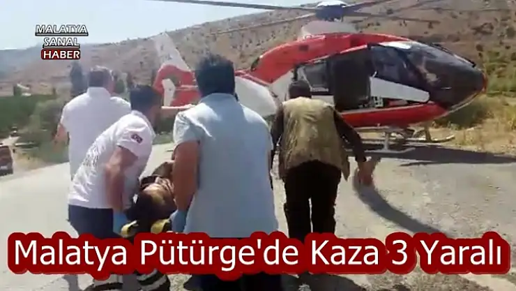 Malatya Pütürge'de Kaza 3 Yaralı