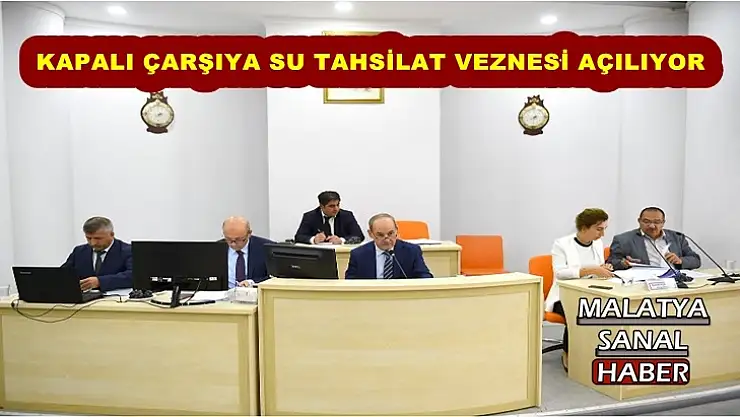 Kapalı Çarşıya su tahsilat veznesi açılıyor