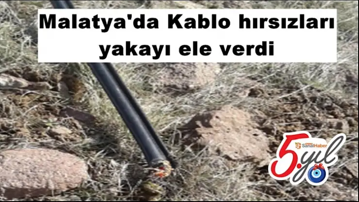 Malatya'da Kablo hırsızları  yakayı ele verdi