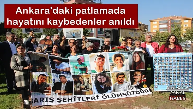 Ankara'daki patlamada hayatını kaybedenler anıldı