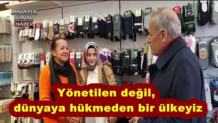 Yönetilen değil, dünyaya hükmeden bir ülkeyiz