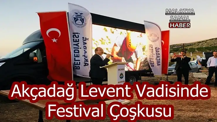 Akçadağ Levent Vadisinde Festival Çoşkusu