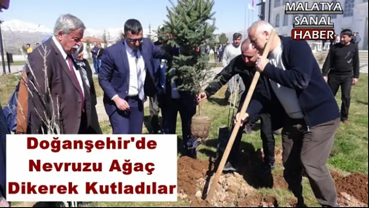 Doğanşehir'de Vahap Küçük MYO´da binlerce fidan toprakla buluştu