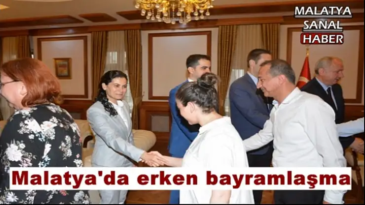 Malatya´da erken bayramlaşma