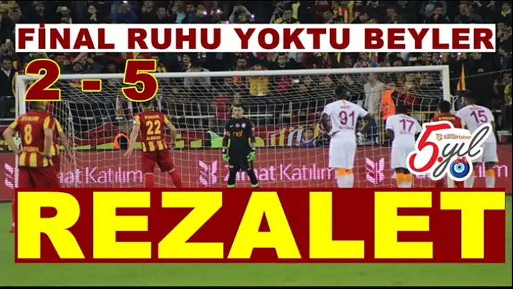 Yeni Malatyaspor: 2 - Galatasaray: 5