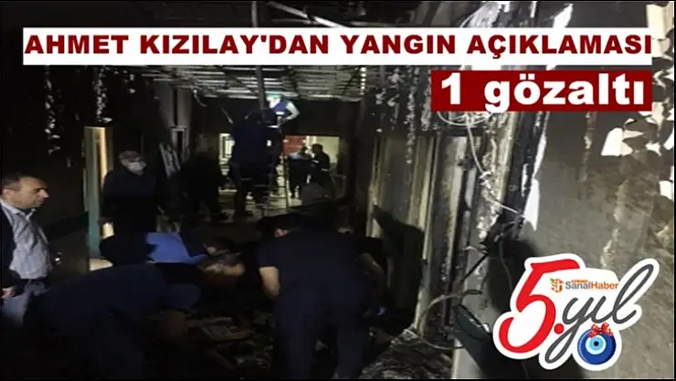 Rektör Ahmet Kızılay'dan Yangın Açıklaması