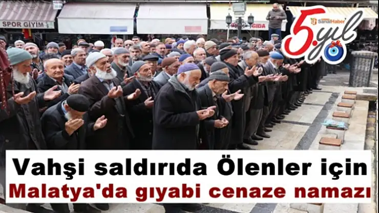 Vahşi saldırıda hayatını kaybedenler için Malatya'da gıyabi cenaze namazı