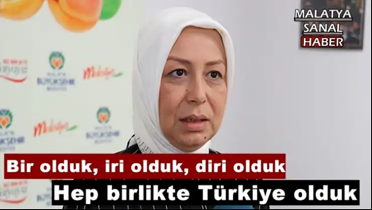 Tüm dünyaya tek ses olarak haykırmış olduk