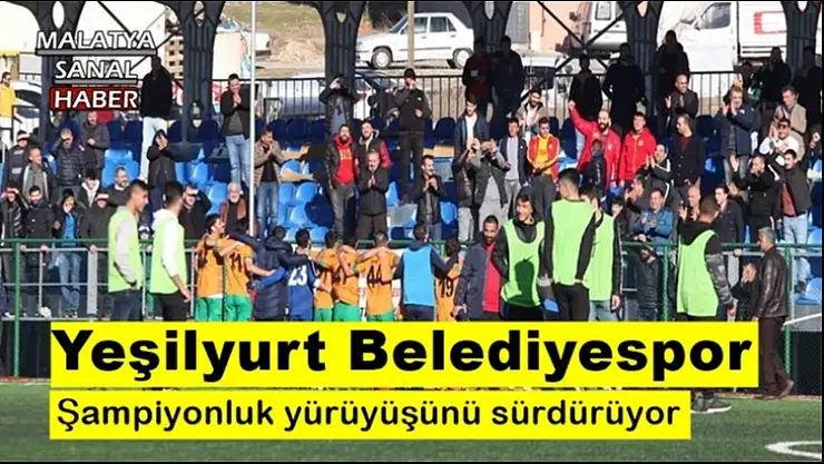 Yeşilyurt Belediyespor şampiyonluk yürüyüşünü sürdürüyor