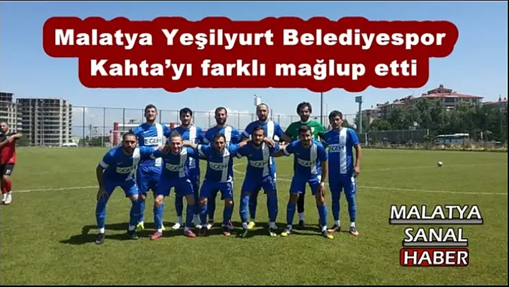 Malatya Yeşilyurt Belediyespor Kahta´yı farklı mağlup etti