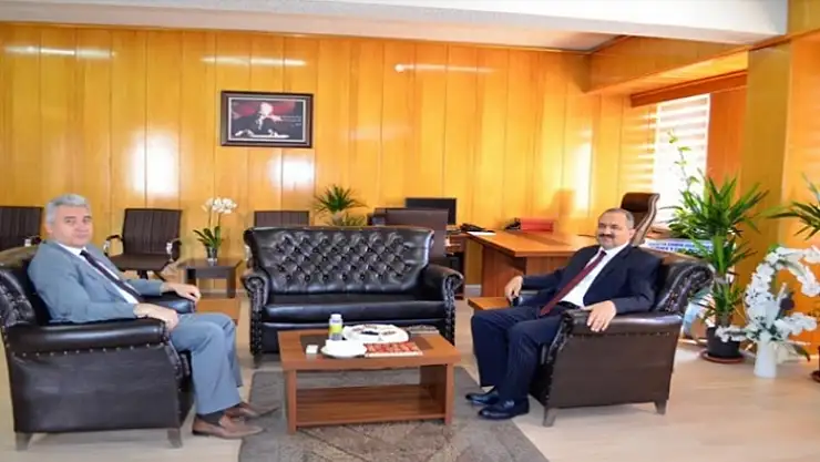 Vali Kaban, Başsavcı Usta'ya hoş geldin ziyareti