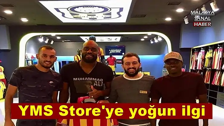 Evkur Yeni Malatyaspor lisanslı ürün mağazasına yoğun ilgi