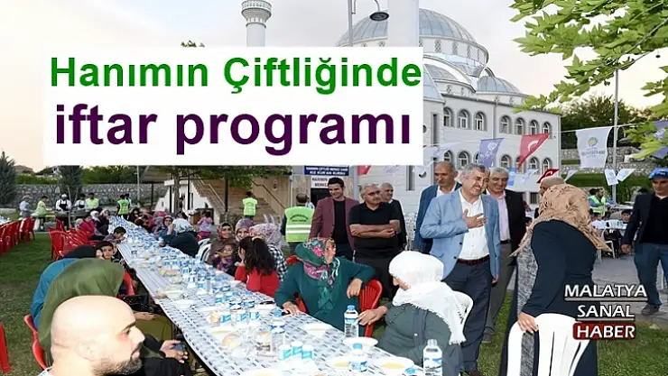 Hanımın Çiftliğinde iftar programı