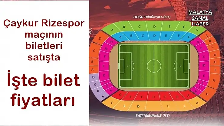 Çaykur Rizespor maçının biletleri satışta