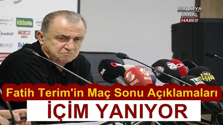 Fatih Terim'in Maç Sonu Açıklamaları