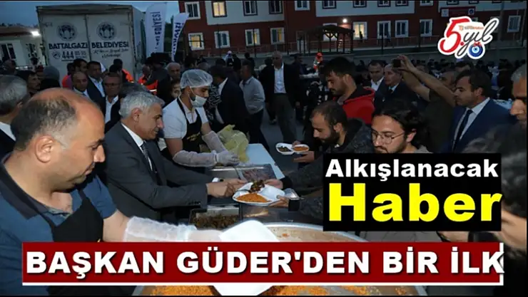 Başkan Güder'den bir ilk