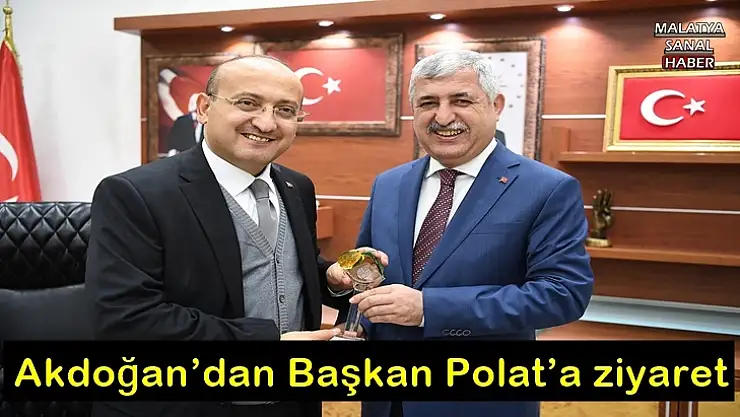 Akdoğan´dan Başkan Polat´a ziyaret