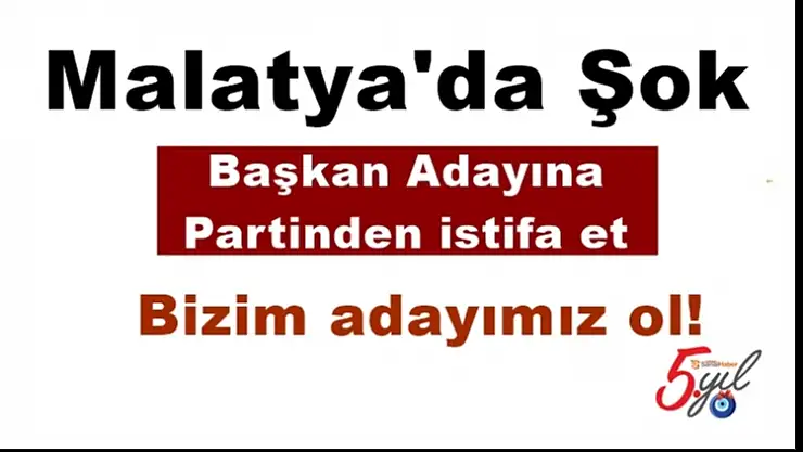 Malatya'da Şok