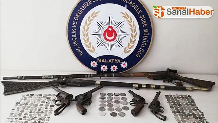 Malatya İl Emniyet Müdürlüğünden Tarihi eser operasyonu