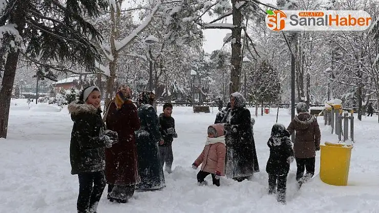 Malatya'da kar keyfi
