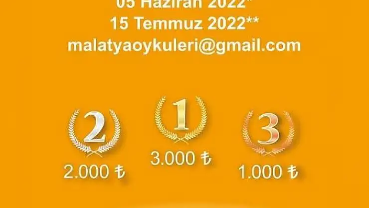 'Malatya öyküleri yarışması açıldı'