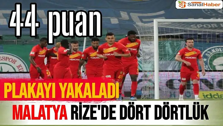 Malatya Rize'de Dört Dörtlük