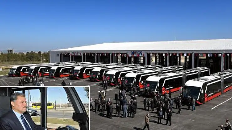 '	 Türkiye´de İLK defa MALATYA´DA TRAMBÜS SEFERLERE BAŞLADI'