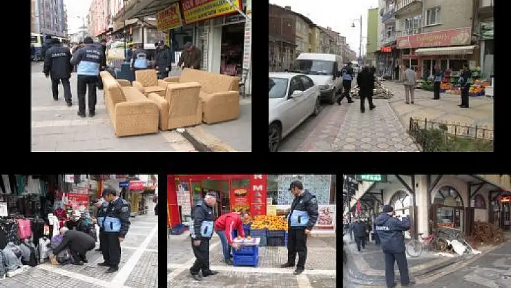 KALDIRIM İŞGALLERİNE SIKI DENETİM