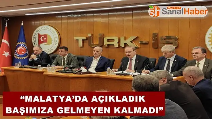 Malatya'da açıkladık başımıza gelmeyen kalmadı
