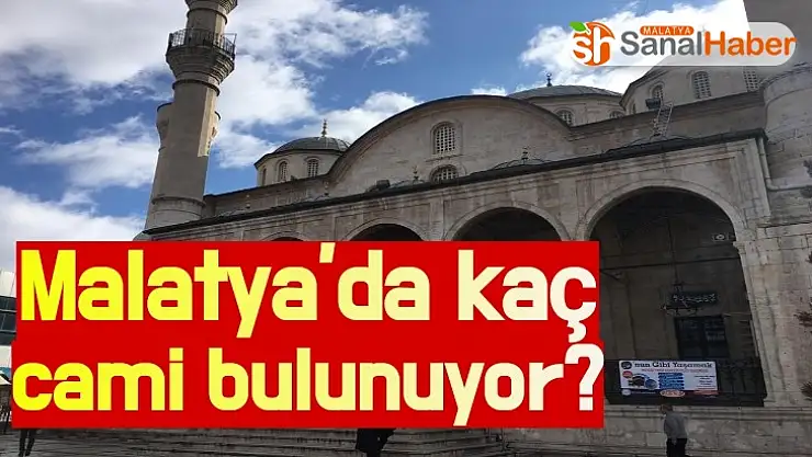 Malatya'da kaç cami bulunuyor?