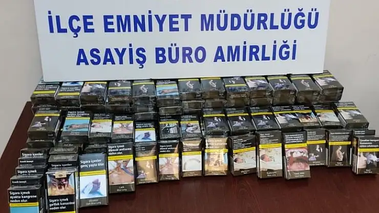 'Marketten sigara çalan hırsızlar yakalandı'