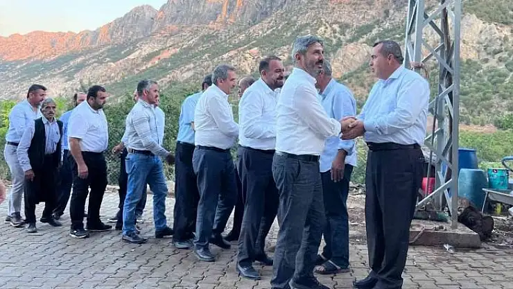 'Milletvekili Aydın, köy ve mezralarda yatırımları inceledi'