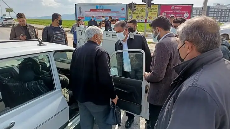 'Milletvekili Fırat,  kazazedelerle ilgilendi'