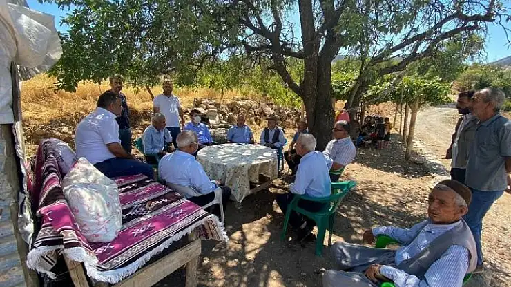 'Milletvekili Tutdere, Gerger´de köyleri gezdi'